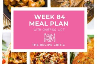 Easy Weekly Meal Plan (Family-Friendly Dinner Ideas)