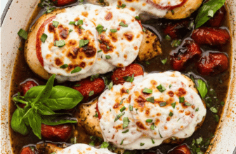 One-Pan Baked Caprese Chicken | The Recipe Critic